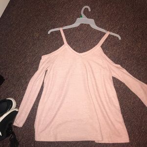 NWOT open shoulder top